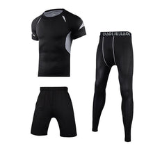Load image into Gallery viewer, Men Sportswear Compression Sport Suits Quick Dry Running Sets Clothes Sports Joggers Training Gym Fitness Tracksuits Running Set