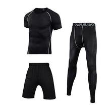 Load image into Gallery viewer, Men Sportswear Compression Sport Suits Quick Dry Running Sets Clothes Sports Joggers Training Gym Fitness Tracksuits Running Set