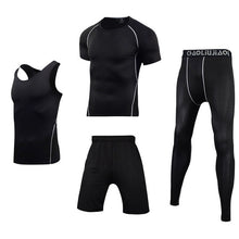Load image into Gallery viewer, Men Sportswear Compression Sport Suits Quick Dry Running Sets Clothes Sports Joggers Training Gym Fitness Tracksuits Running Set