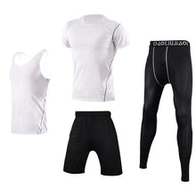 Load image into Gallery viewer, Men Sportswear Compression Sport Suits Quick Dry Running Sets Clothes Sports Joggers Training Gym Fitness Tracksuits Running Set