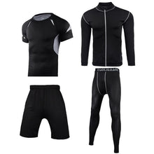 Load image into Gallery viewer, Men Sportswear Compression Sport Suits Quick Dry Running Sets Clothes Sports Joggers Training Gym Fitness Tracksuits Running Set