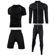 Load image into Gallery viewer, Men Sportswear Compression Sport Suits Quick Dry Running Sets Clothes Sports Joggers Training Gym Fitness Tracksuits Running Set