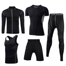 Load image into Gallery viewer, Men Sportswear Compression Sport Suits Quick Dry Running Sets Clothes Sports Joggers Training Gym Fitness Tracksuits Running Set