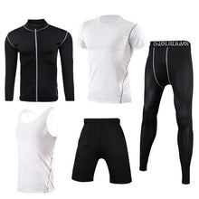 Load image into Gallery viewer, Men Sportswear Compression Sport Suits Quick Dry Running Sets Clothes Sports Joggers Training Gym Fitness Tracksuits Running Set