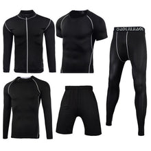 Load image into Gallery viewer, Men Sportswear Compression Sport Suits Quick Dry Running Sets Clothes Sports Joggers Training Gym Fitness Tracksuits Running Set