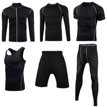 Load image into Gallery viewer, Men Sportswear Compression Sport Suits Quick Dry Running Sets Clothes Sports Joggers Training Gym Fitness Tracksuits Running Set