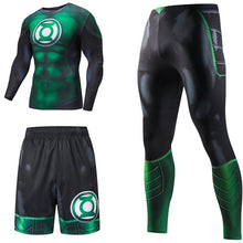Load image into Gallery viewer, Superhero Compression Tracksuits Men's Sport Suit Quick Dry Running sets Clothes Sports Joggers Training Gym Fitness Man Set