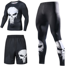 Load image into Gallery viewer, Superhero Compression Tracksuits Men's Sport Suit Quick Dry Running sets Clothes Sports Joggers Training Gym Fitness Man Set