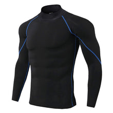 Load image into Gallery viewer, Thermo shirt high collar men's underwear sport termal tshirt long sleeve men quick dry compressed underwear clothes men bielizna