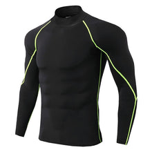 Load image into Gallery viewer, Thermo shirt high collar men's underwear sport termal tshirt long sleeve men quick dry compressed underwear clothes men bielizna