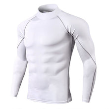 Load image into Gallery viewer, Thermo shirt high collar men's underwear sport termal tshirt long sleeve men quick dry compressed underwear clothes men bielizna